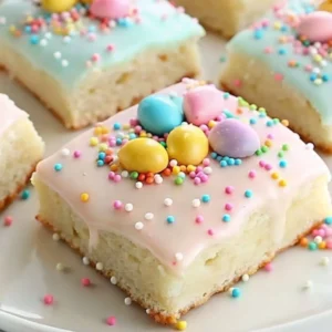 Easter Egg Sugar Cookie Bars