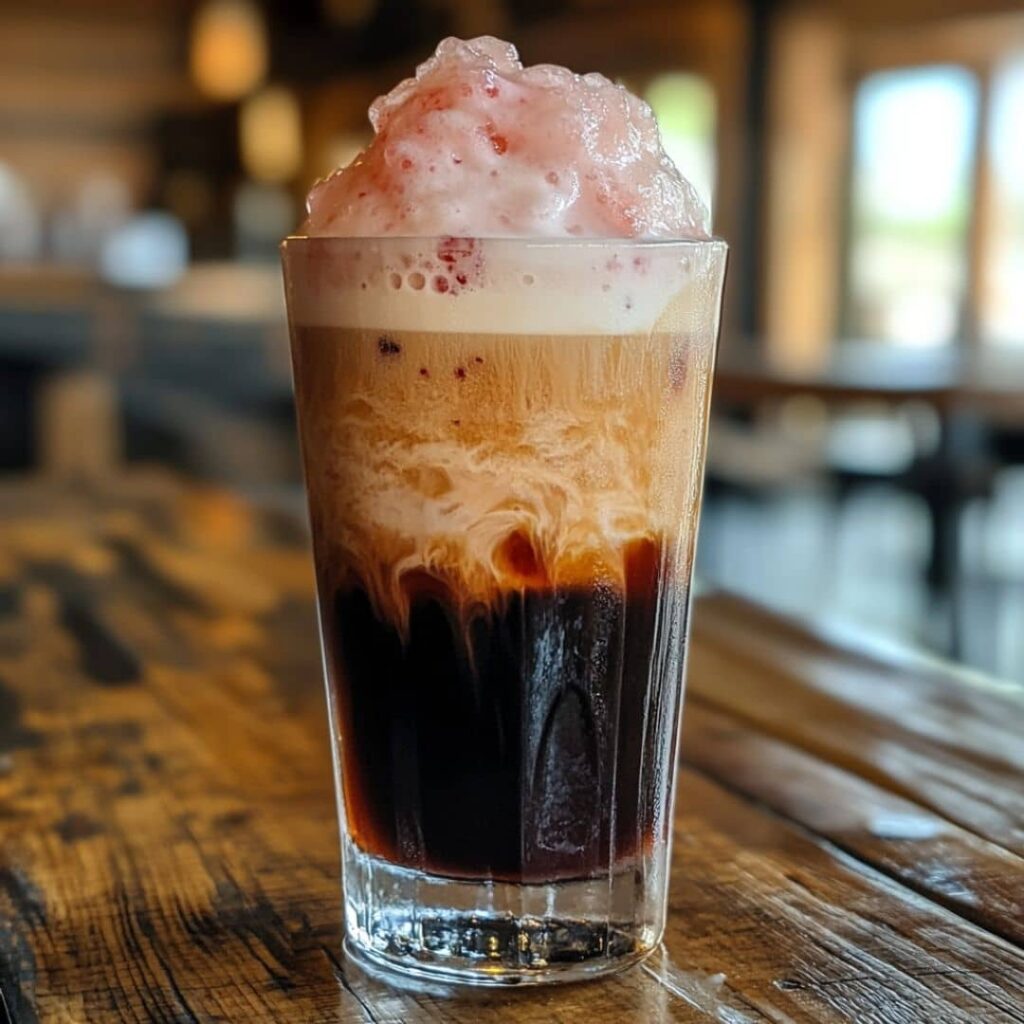 How to make cherry cold foam