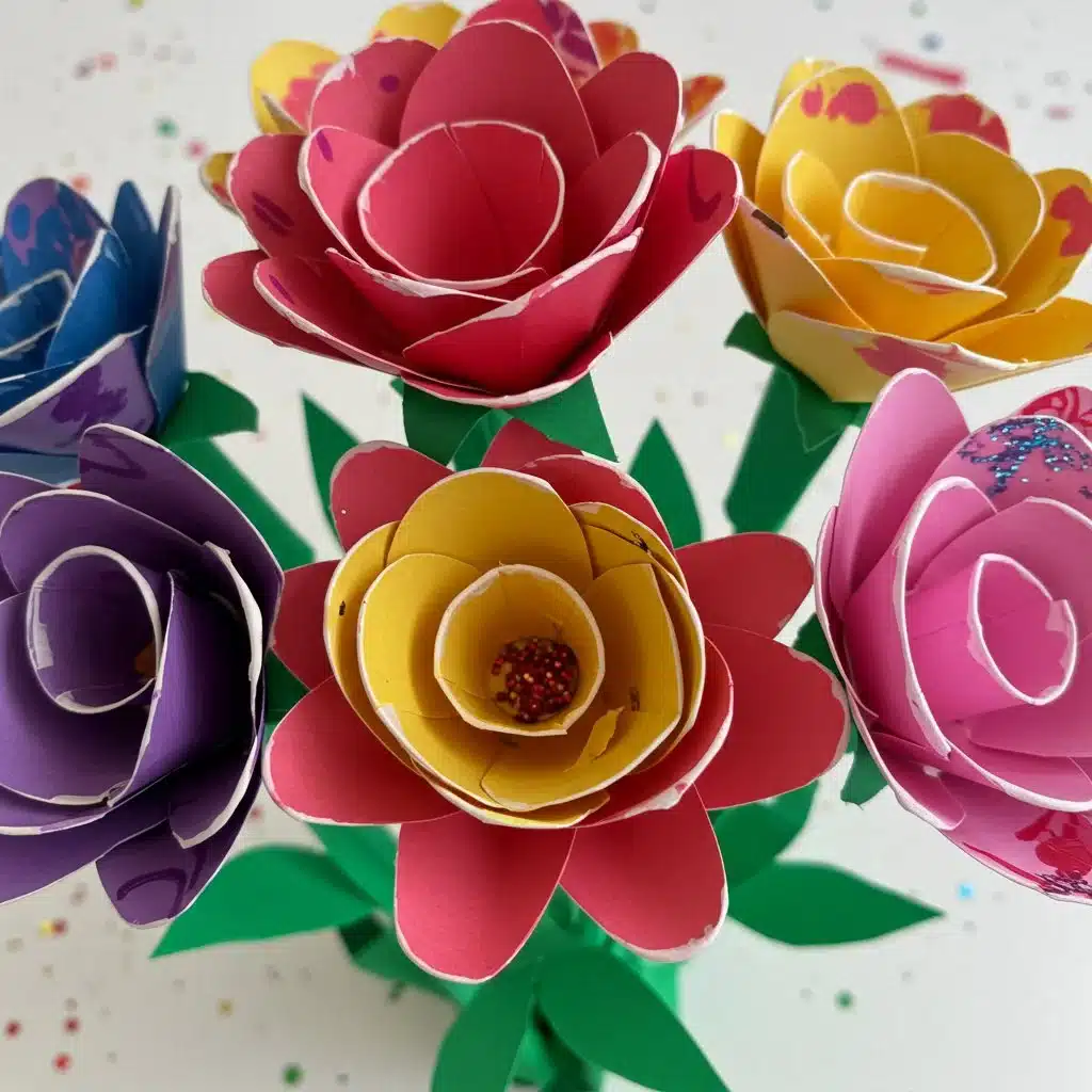 Paper Cup Flowers
